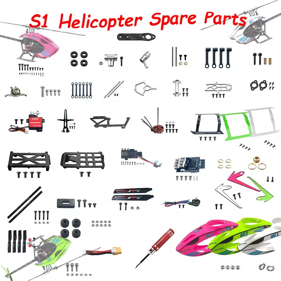 Rc Helicopter Bag - Goosky S1 accessoires d'hélicoptère télécommandé capuchon