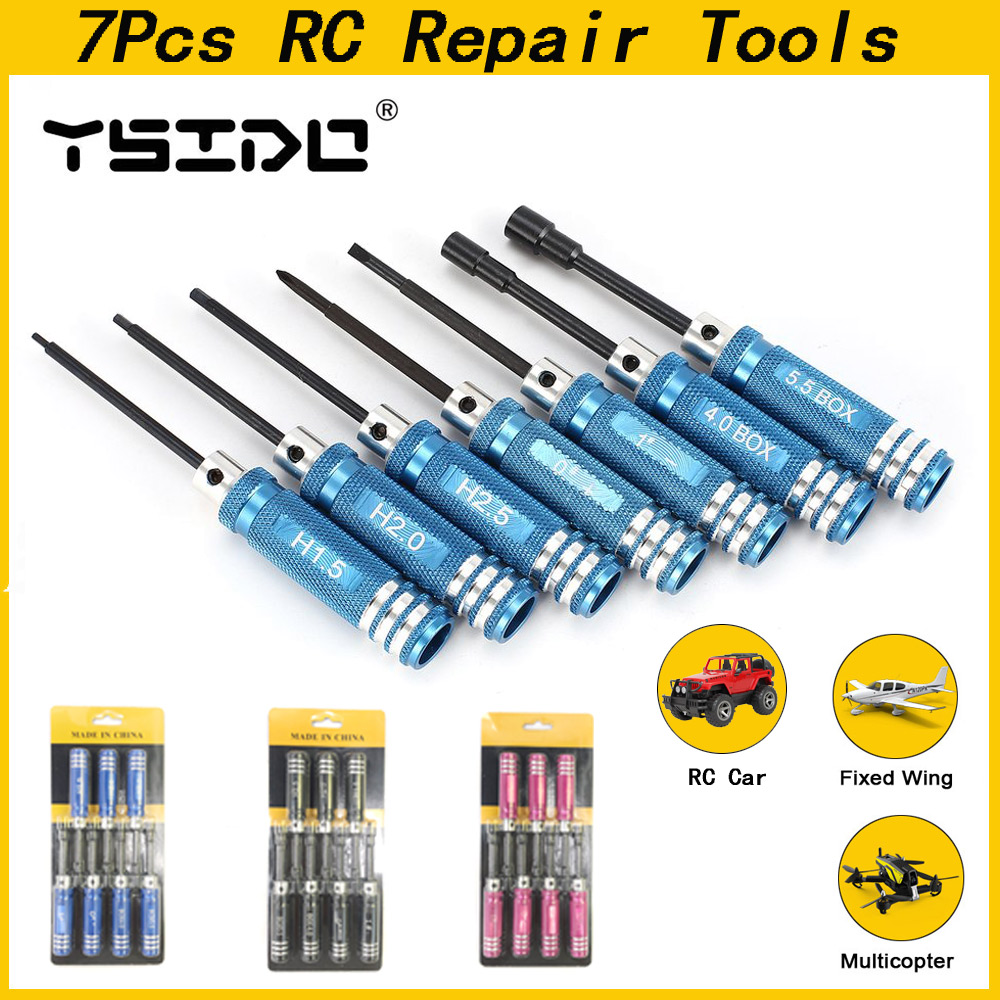 Rc Helicopter Tool Kit - YSIDO 7 pièces 1.5 2.0 2.5mm