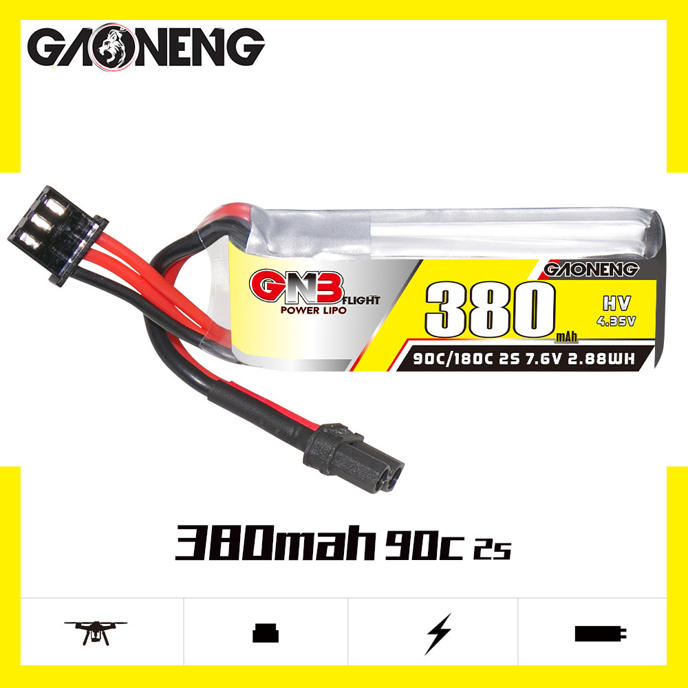 Batterie Lipo GNB 2S 7.6V 380m - Rc Helicopter Coaxial avis et prix