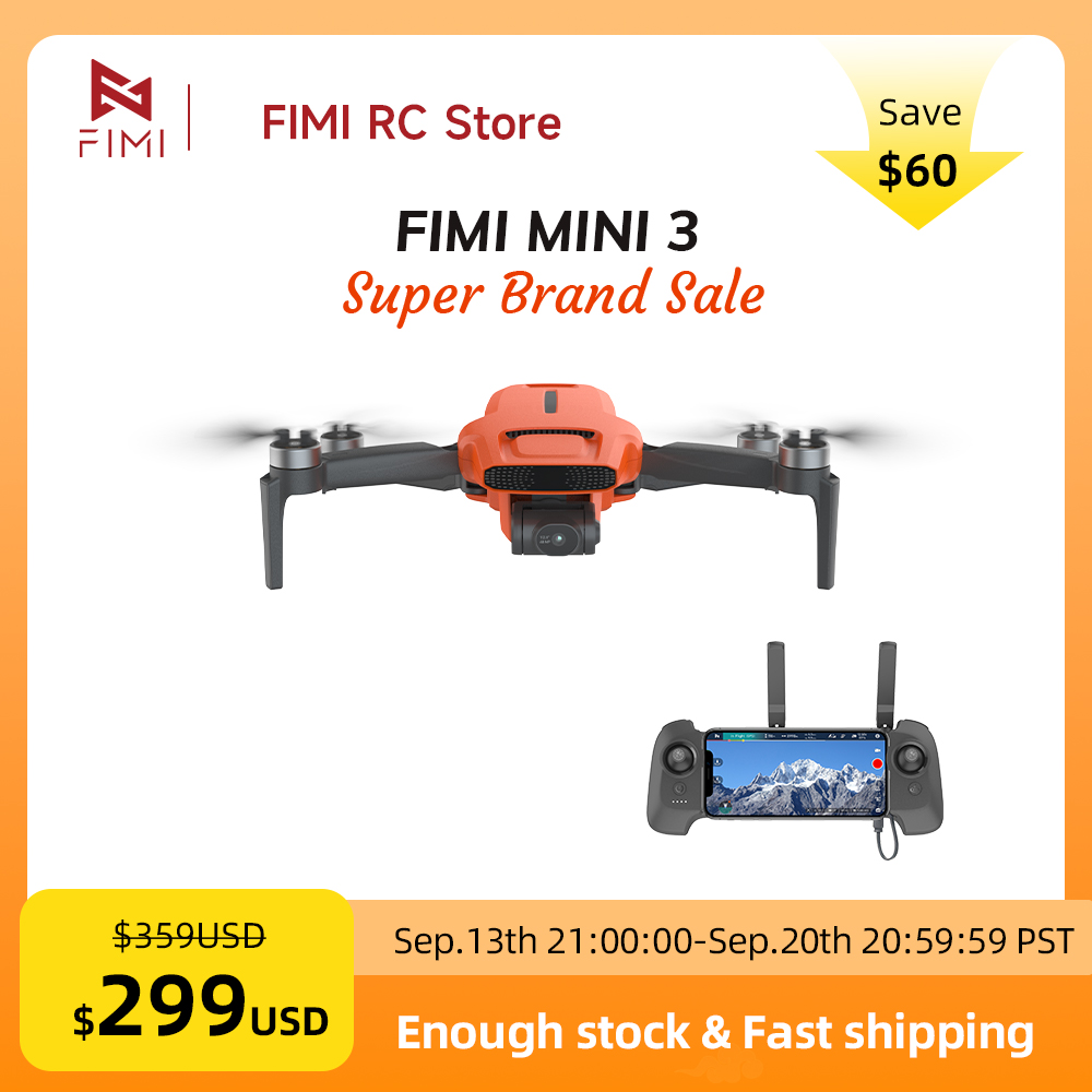 Drone FIMI MINI 3 avec caméra  - Rc Helicopter Case avis et prix